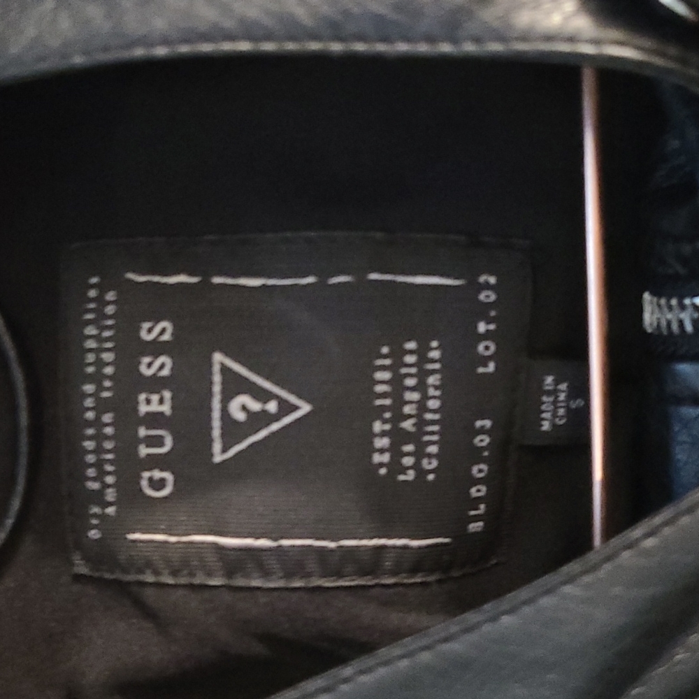Guess Leather Jacket - Picture 3 of 7